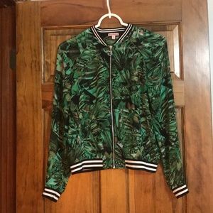 Juicy Couture tropical palm jacket